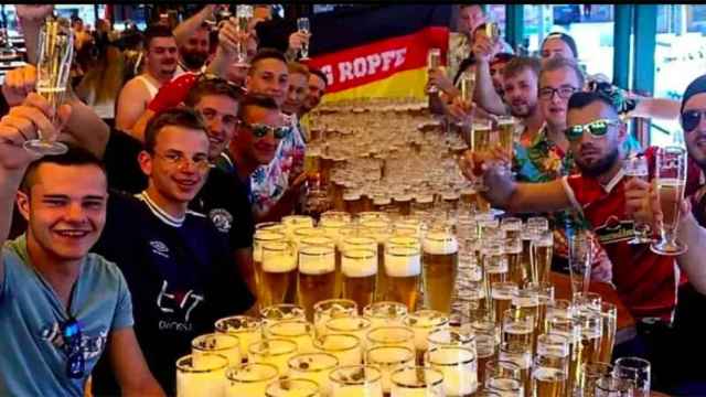 Las 600 cervezas consumidas por una quincena de alemanes en Mallorca / INSTAGRAM