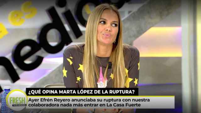 La colaboradora Marta López en 'Ya es mediodía' / MEDIASET