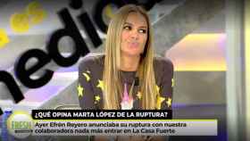 La colaboradora Marta López en 'Ya es mediodía' / MEDIASET