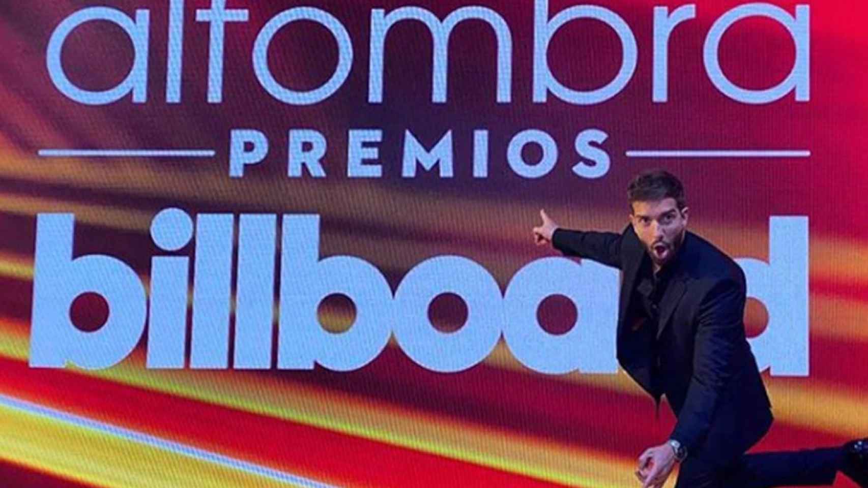 Pablo Alborán en la noche de los premios Latin Billboard 2020 /INSTAGRAM