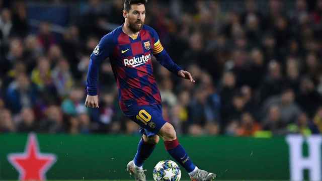 Messi, en un partido con el Barça | EFE
