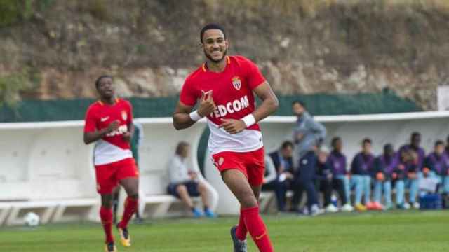 Jordi Mboula, en una imagen de archivo con el Mónaco / EFE