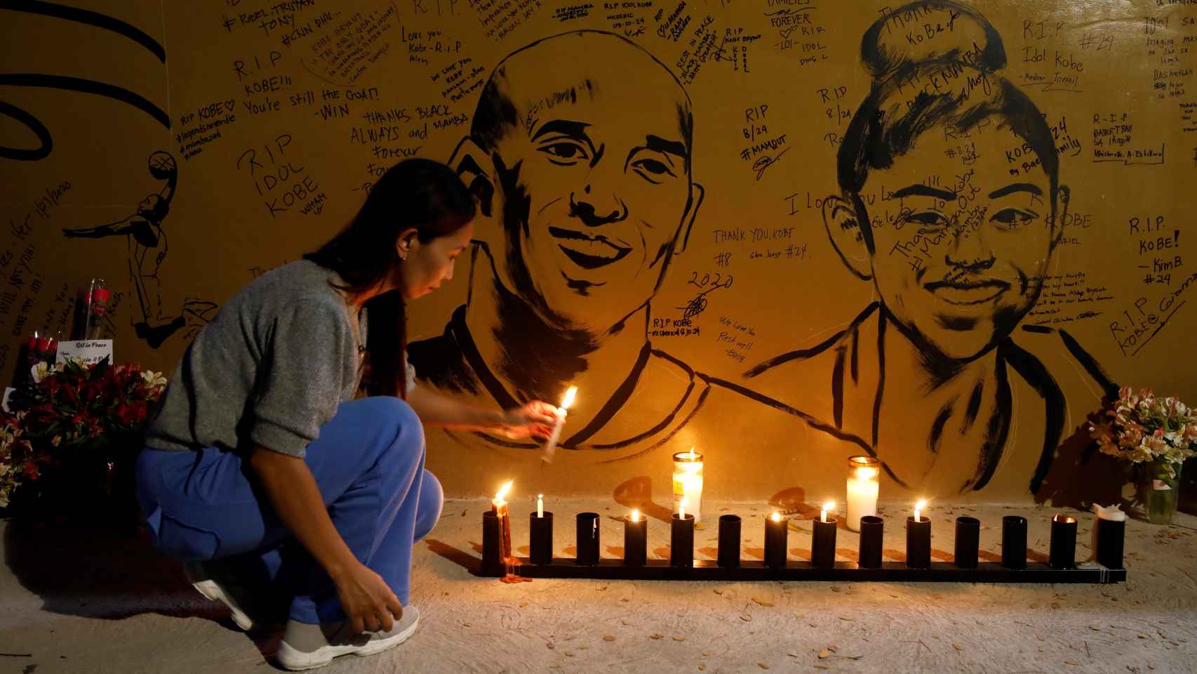 Homenaje a Kobe Bryant y su hija Gianna en Filipinas / EFE