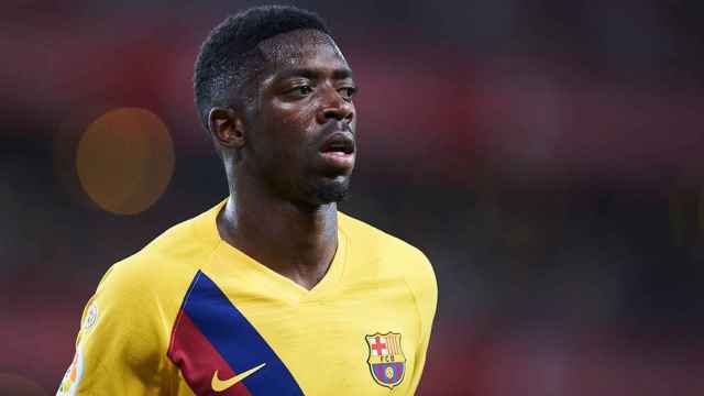 Una foto de Ousmane Dembelé durante el partido ante el Athletic Club / EFE