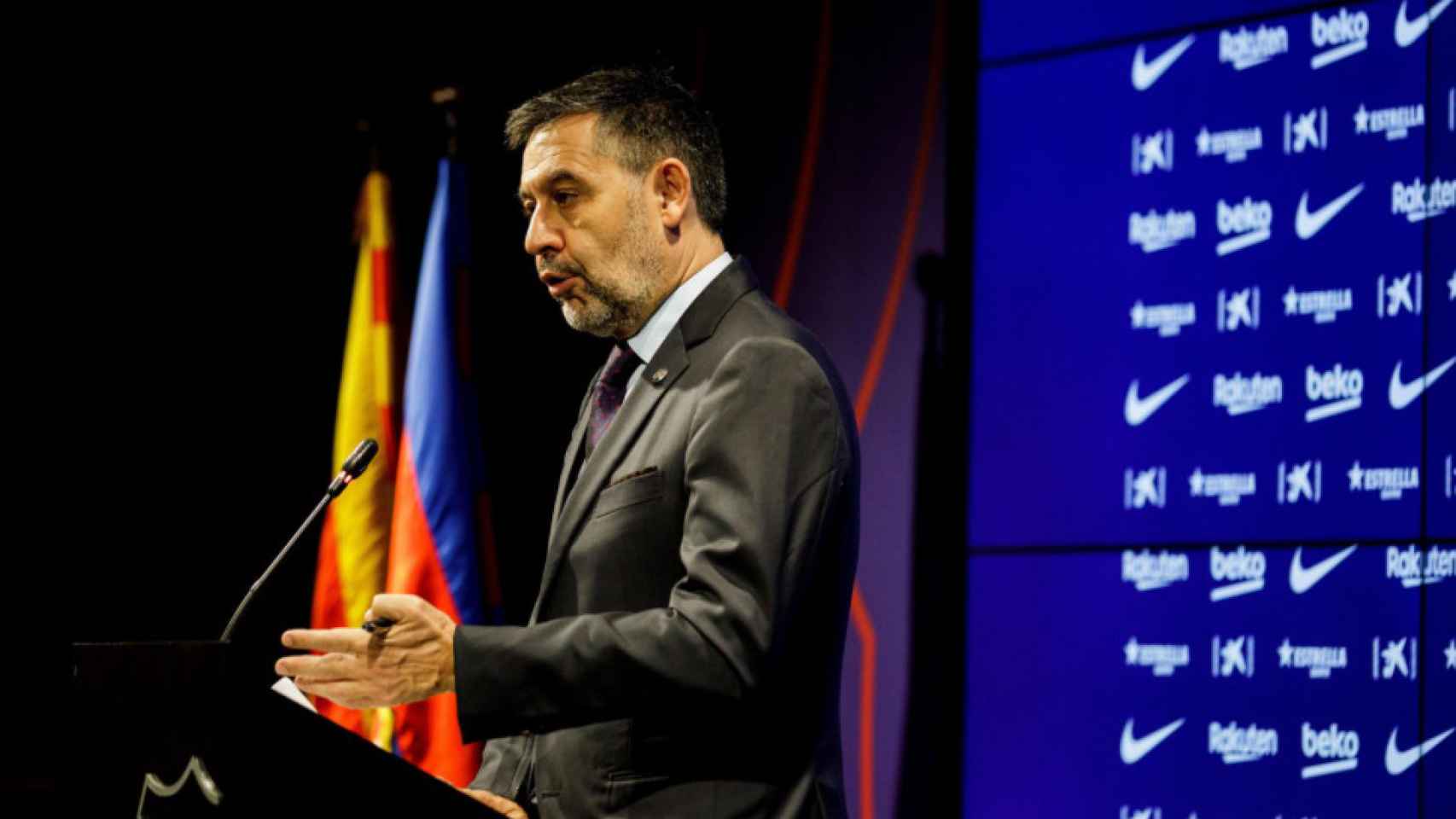 Bartomeu presenta su dimisión como presidente del Barça / EFE