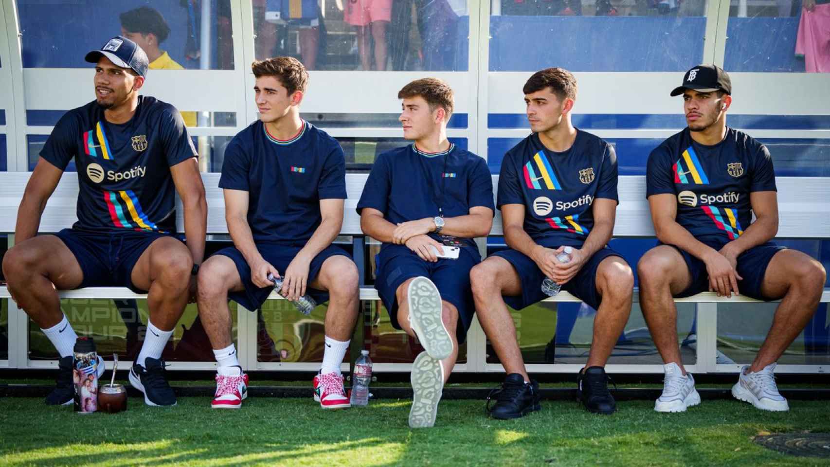 Ronald Araujo, Gavi, Pablo Torre, Pedri y Abde, jóvenes cracks del Barça / FCB