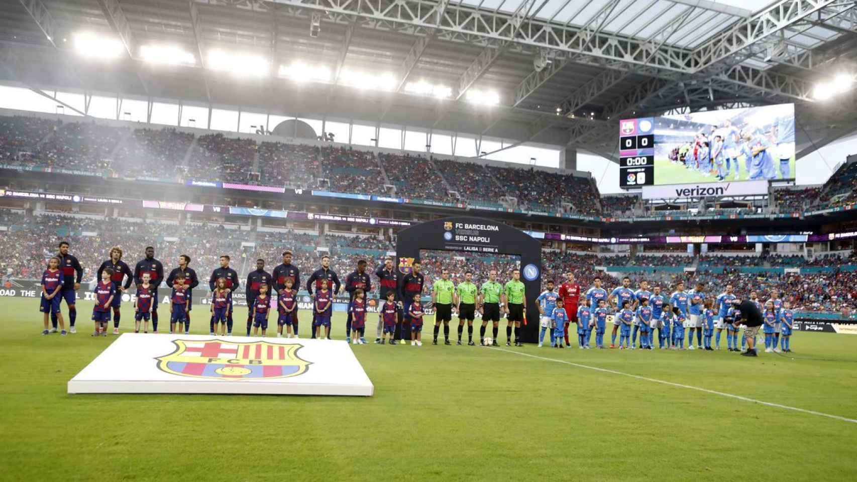 Un partido de la gira por Estados Unidos que el Barça realizó en 2019 / FCB