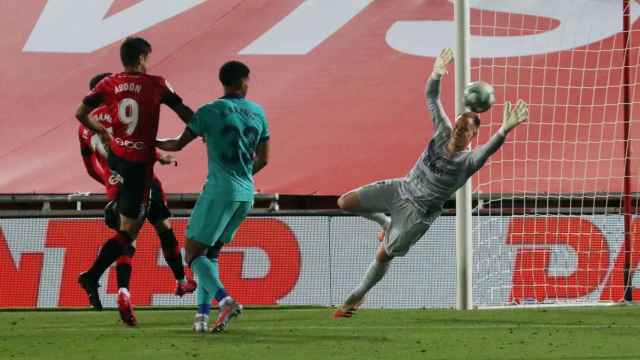 Ter Stegen en el partido contra el Mallorca / FCB