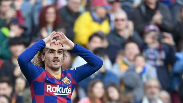 Griezmann celebra su gol ante el Getafe | EFE