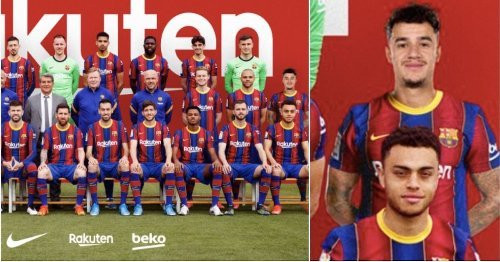 Coutinho, con photoshop en la imagen oficial del Barça | REDES
