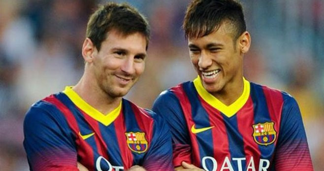 Una foto de archivo de Neymar y Messi / EFE