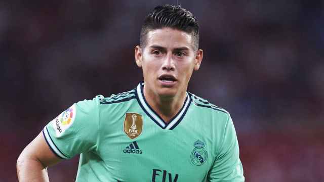 James Rodríguez durante un partido con el Madrid /REDES