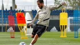 Hazard, en un entrenamiento del Real Madrid | RM