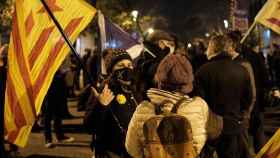 Manifestantes independentistas con banderas esteladas / PABLO MIRANZO - CG