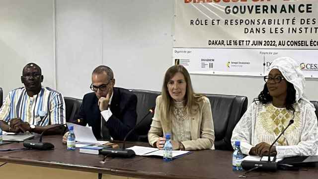 La 'consellera' Victòria Alsina, en Senegal / CONSEJERÍA DE ACCIÓN EXTERIOR DE LA GENERALITAT