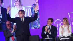 Los liberales europeos, Guy Verhofstadt, junto a Albert Rivera