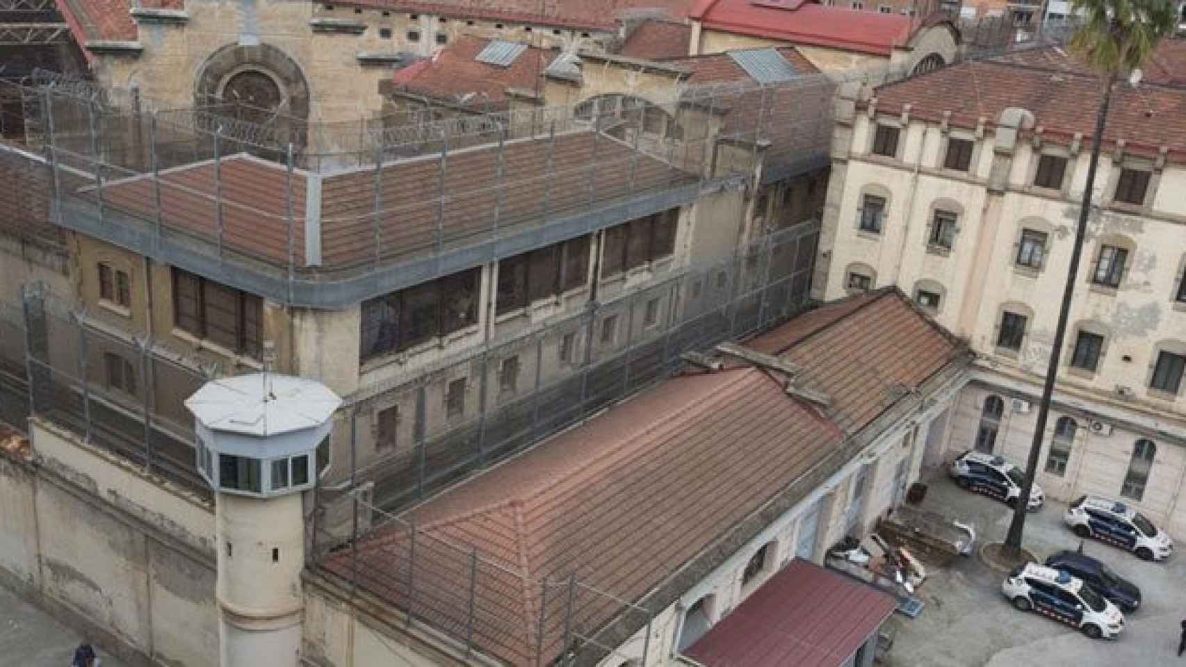 Vista aérea de la cárcel Modelo de Barcelona / CG