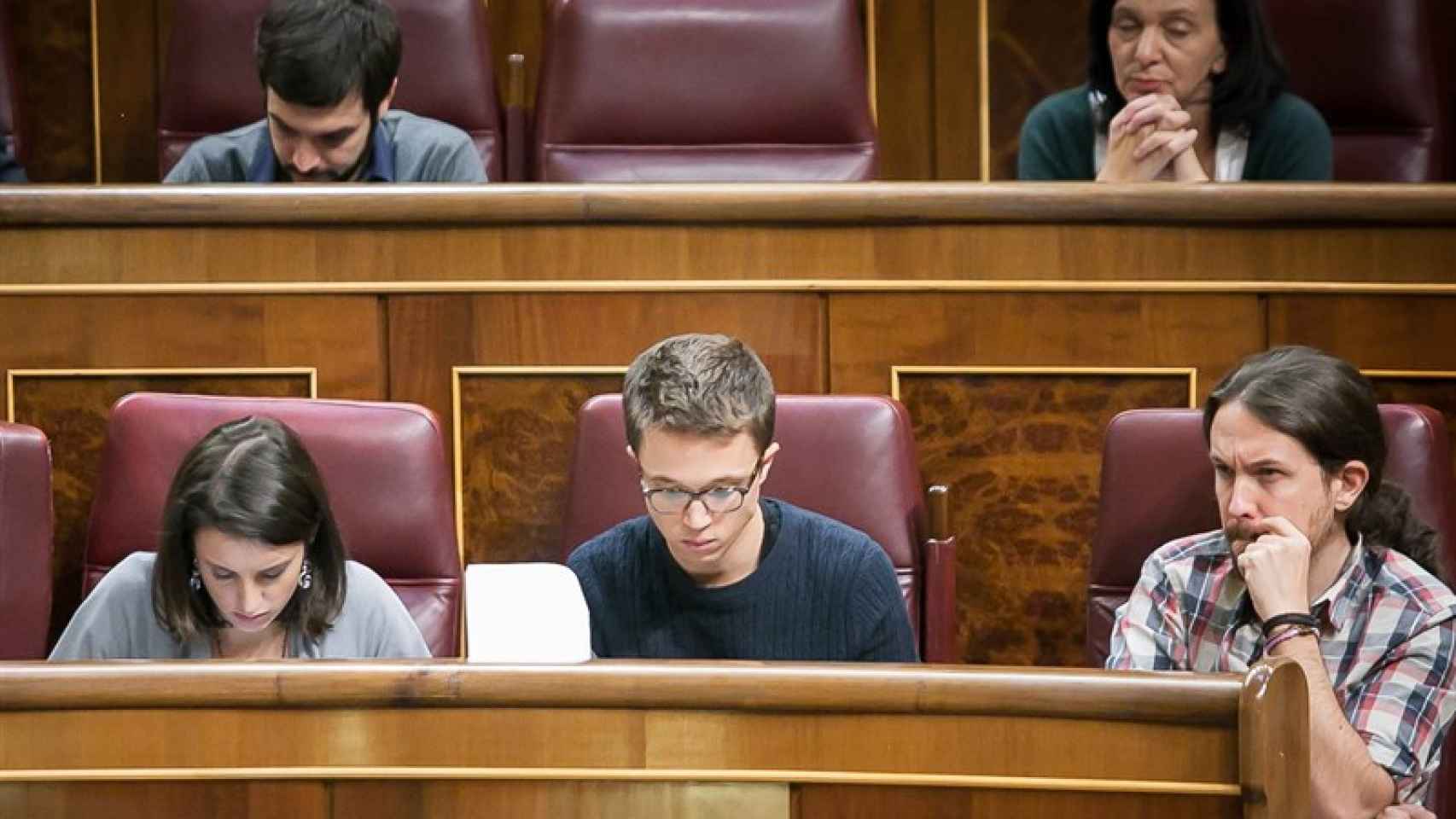 La plana mayor de Podemos en el Congreso de los Diputados / EUROPA PRESS