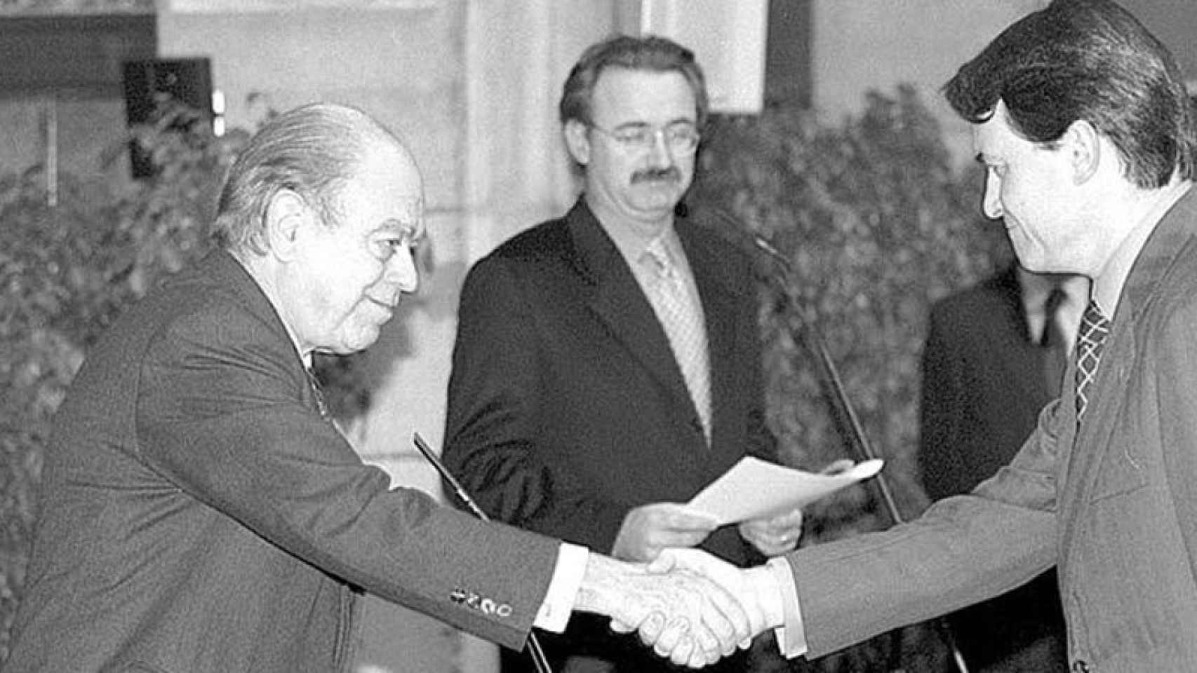 Artur Mas y Jordi Pujol, en una imagen de finales de los años noventa.
