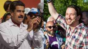 El presidente de Venezuela, Nicolás Maduro, y el líder de Podemos, Pablo Iglesias.