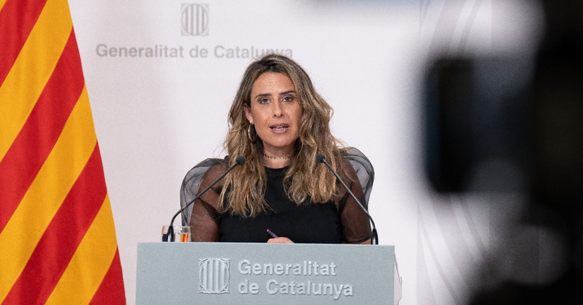 La portavoz del Govern de la Generalitat, Patrícia Plaja / DAVID ZORRAKINO - EUROPA PRESS