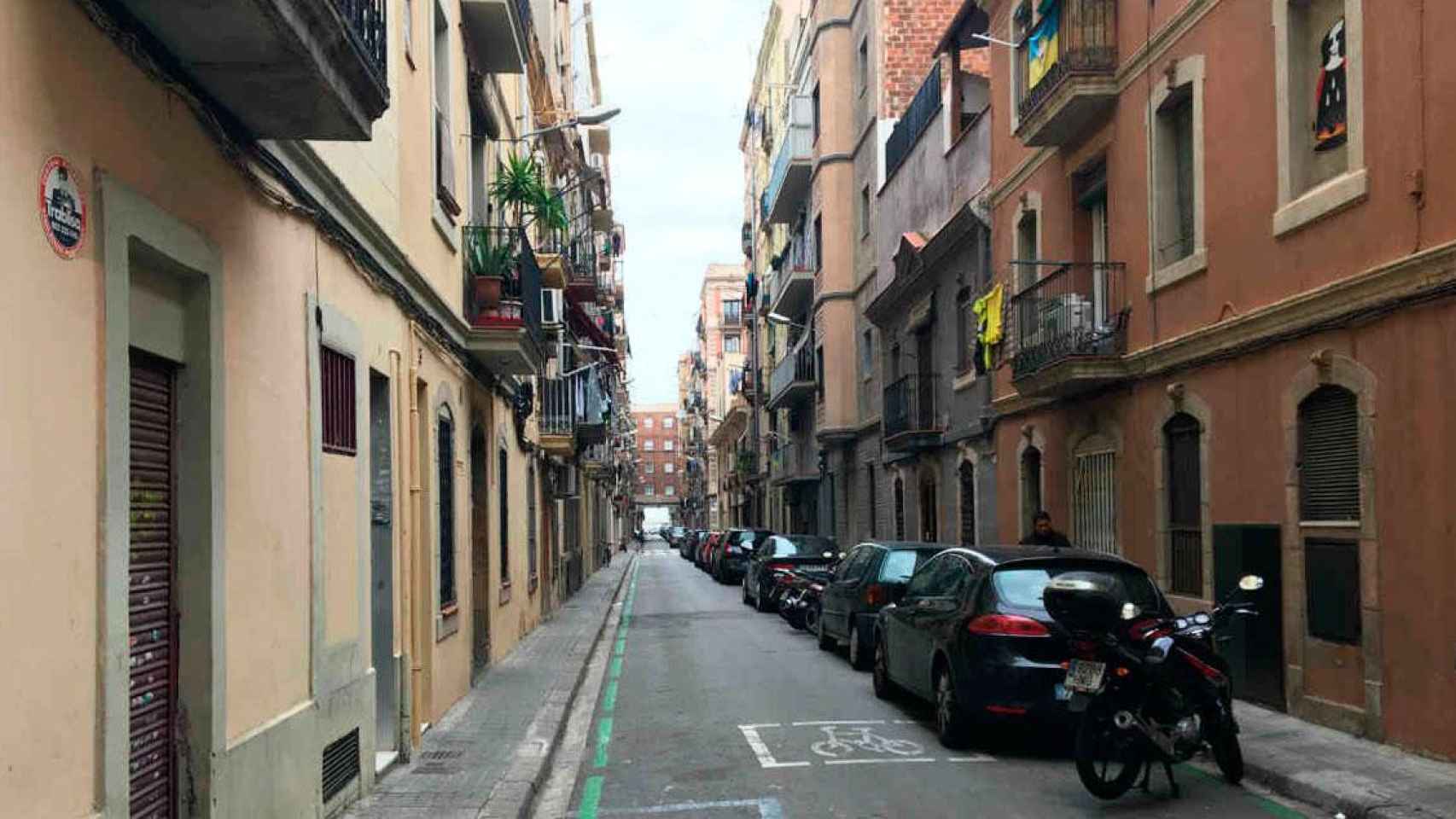 Imagen de una calle del barrio de Barceloneta, zona residencial donde han ocurrido los hechos / CG