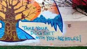 Grafiti que denuncia la suciedad en las ciudades / PXHERE