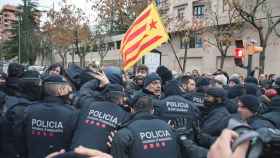 Un momento de una manifestación en Lleida / EFE