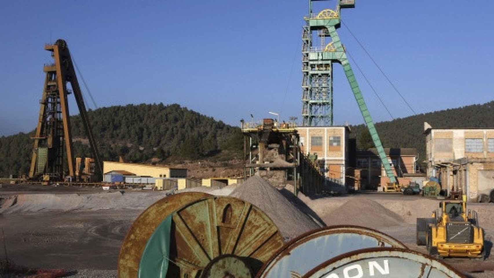El exterior de la mina de Iberpotash en Súria (Barcelona), en una imagen de archivo / EFE