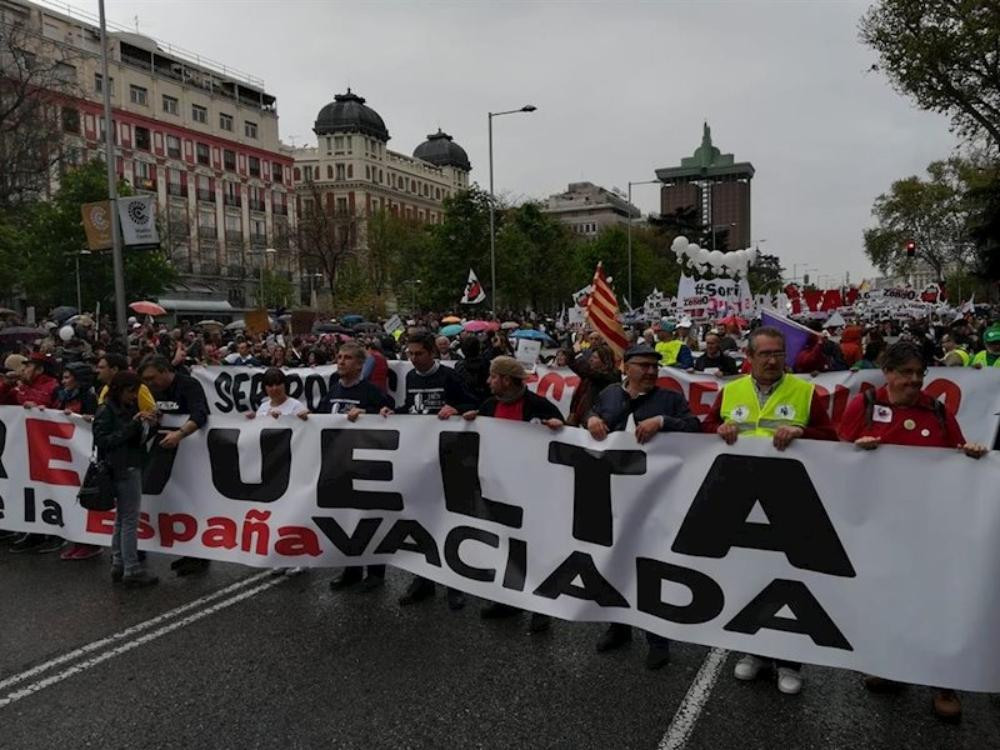 Acto reivindicativo de la España Vaciada en Madrid / EUROPA PRESS