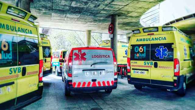 Imagen de ambulancias de Acciona en Aragón / CEDIDA