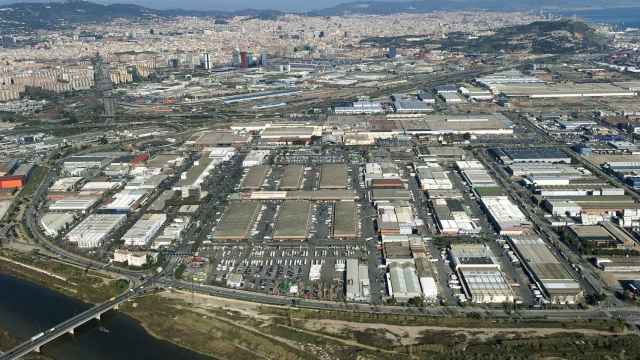 Vista aérea de Mercabarna, donde se encuentra el matadero que se derribará / EP