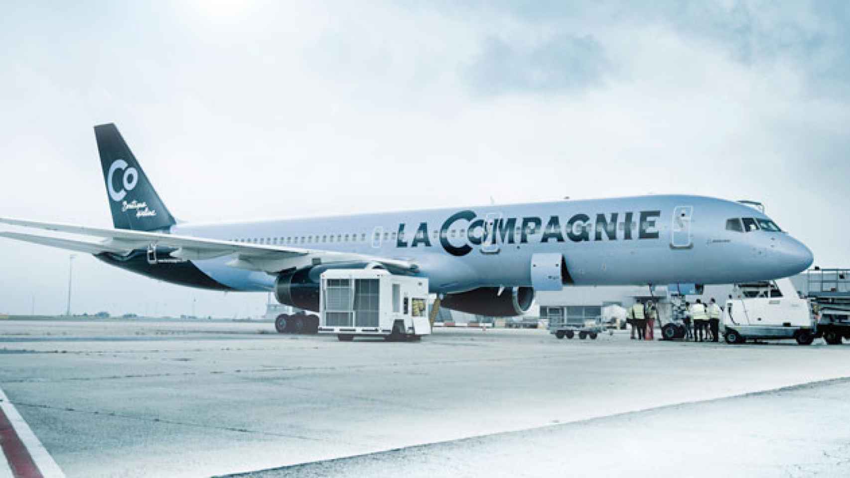 Aeronave de La Compagnie, que sólo opera vuelos de negocios entre Europa y Estados Unidos / CG