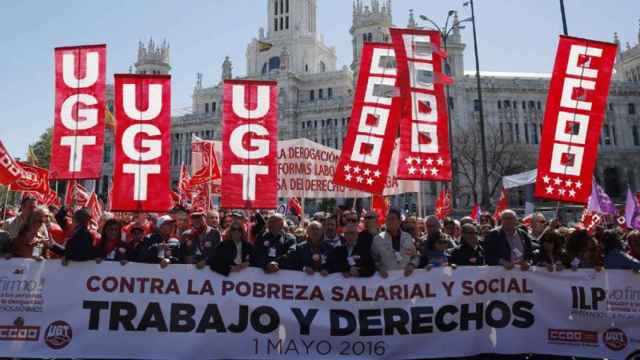 La pobreza salarial fue una de las denuncias que protagonizaron las manifestaciones del pasado 1 de mayo en todo el país.