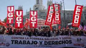 La pobreza salarial fue una de las denuncias que protagonizaron las manifestaciones del pasado 1 de mayo en todo el país.