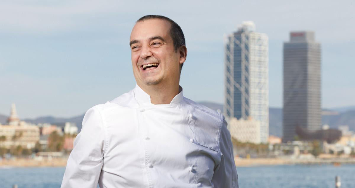 El chef Romain Fornell en el litoral barcelonés / CEDIDA