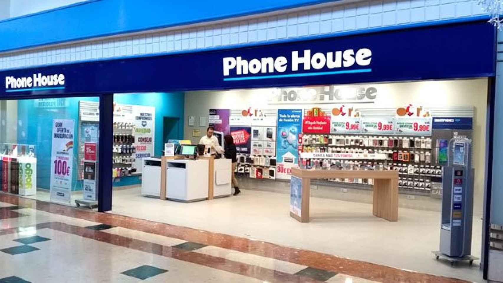 Tienda Phone House en un centro comercial / CG