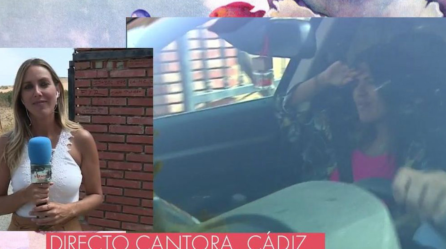 Chabelita abandona en el coche de Asraf Cantora durante el cumpleaños de Isabel Pantoja / MEDIASET