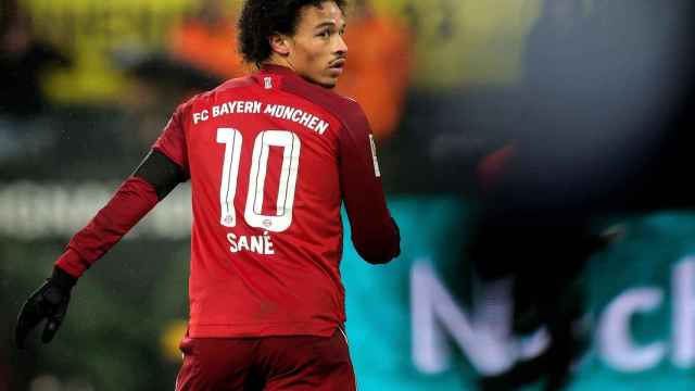 Sané, delantero del Bayern, marcó el segundo gol del equipo alemán al Barça en el Allianz Arena / EFE