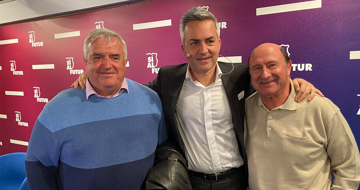 Víctor Font con Albert Benaiges (i) y Joan Vilà (d) / REDES