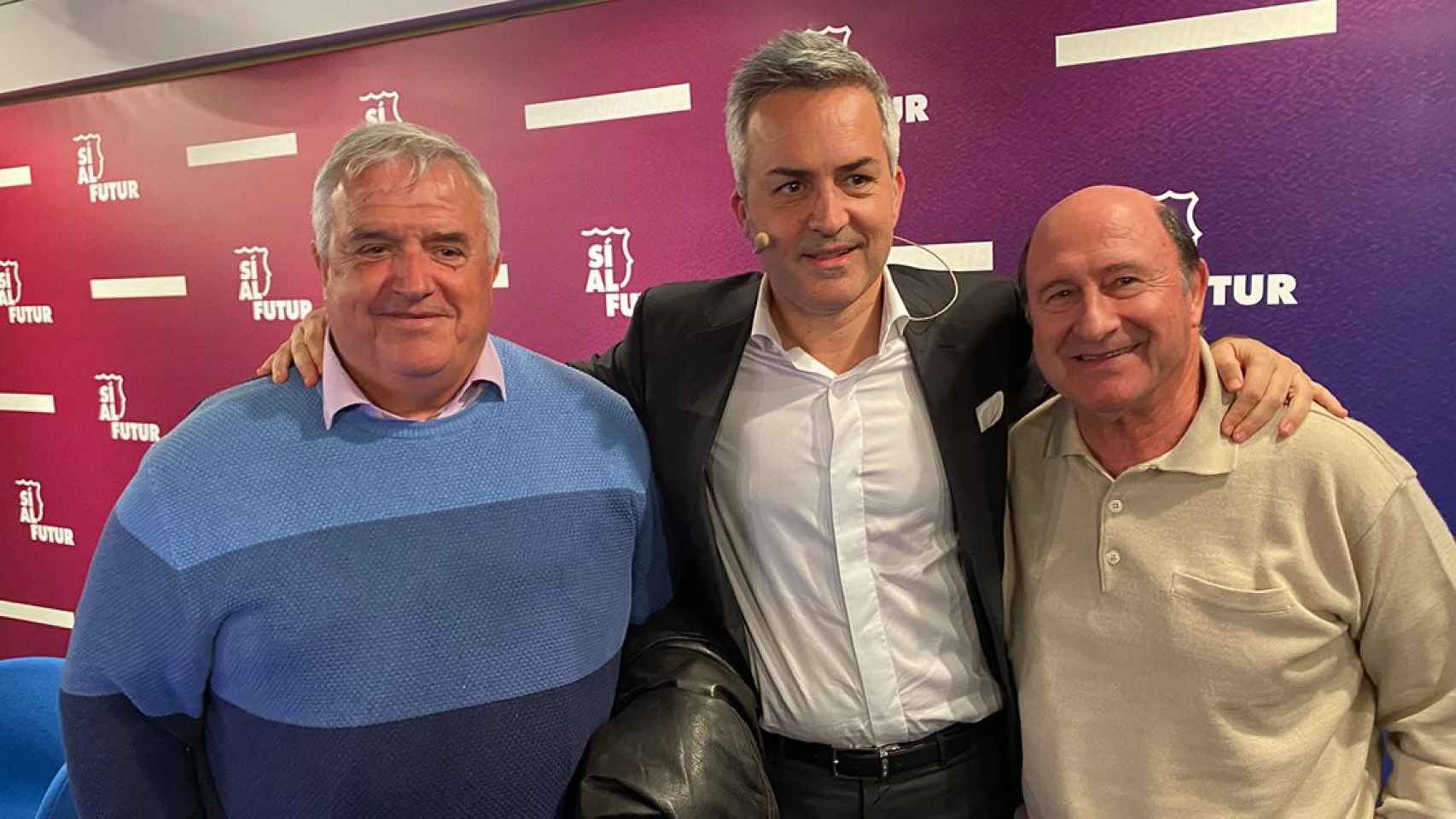 Víctor Font con Albert Benaiges (i) y Joan Vilà (d) / REDES