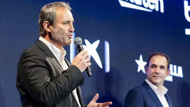 Paco Latorre, uno de los ejecutivos despedidos del Barça, durante la presentación de 'Matchday' / FCB