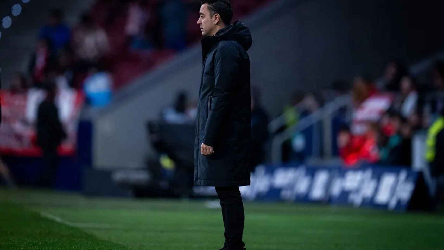 Xavi Hernández, concentrado contra el Atlético de Madrid /  FCB
