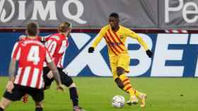 Ousmane Dembelé jugando con el Barça contra el Athletic Club / FC Barcelona