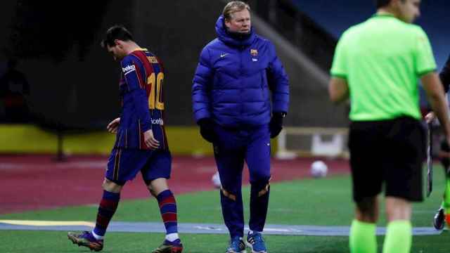 Leo Messi en un partido con el Barça / EFE