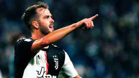 Miralem Pjanic celebrando un gol con la Juventus /REDES