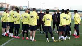 Una imagen de los futbolistas del Barça en un entrenamiento / FCB