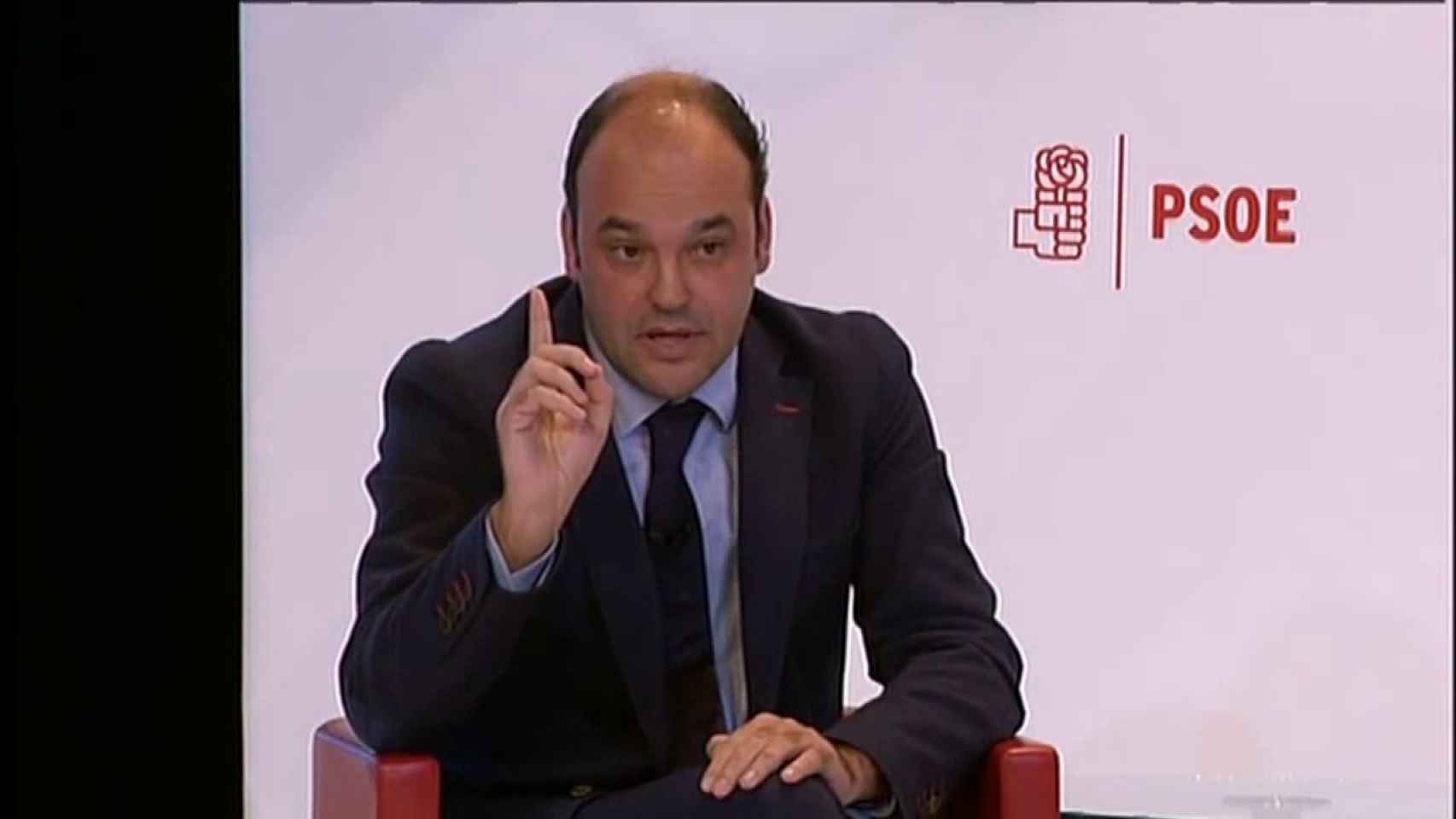 José Carlos Díez, coordinador de la ponencia económica del congreso del PSOE