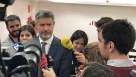 El abogado defensor de los presos de ERC Andreu Van de Eyden ante los medios / CG