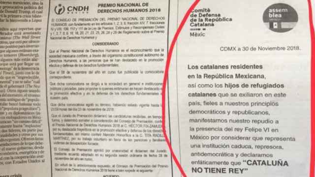 Tribuna de los CDR en un diario de México